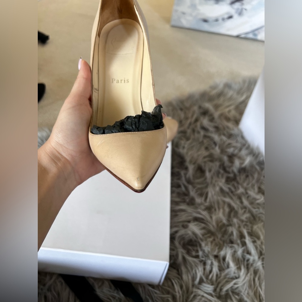 🌟 FREE 🌟 Shipping 🌟 Christian Louboutin Nude 💯 Wardrobe Must Have - Picture 9 of 13